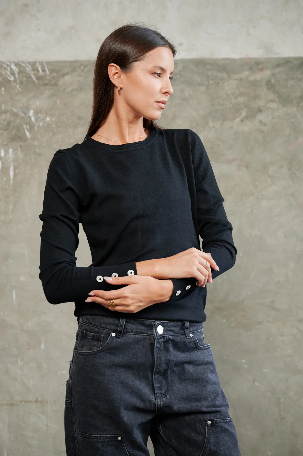 Sweater Gardiner Classic de Bremer con Botones GUL620