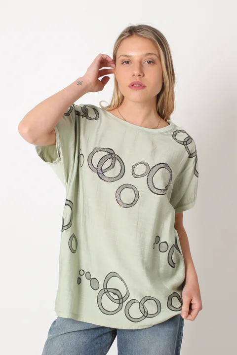 Camisola Circle Lino GUD999