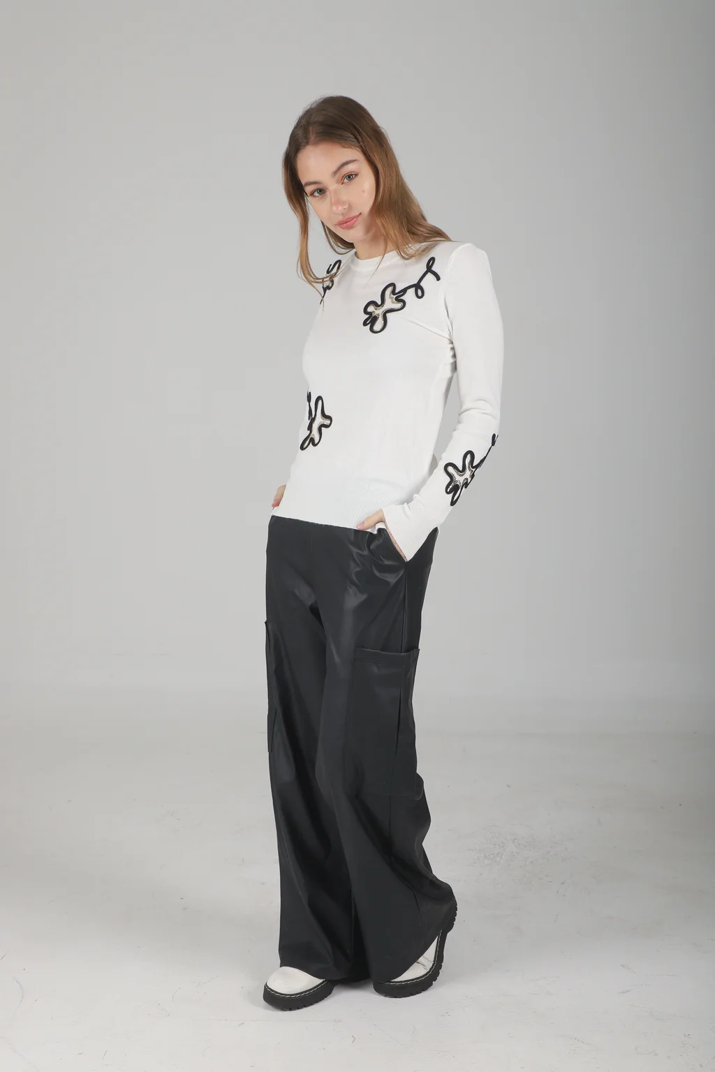 Sweater FENNY Bremer Bordado c/ Lentejuelas GUL682