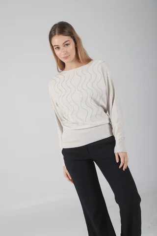 Sweater Vibes Bremer c/ Strass GU37120 - Vista 6