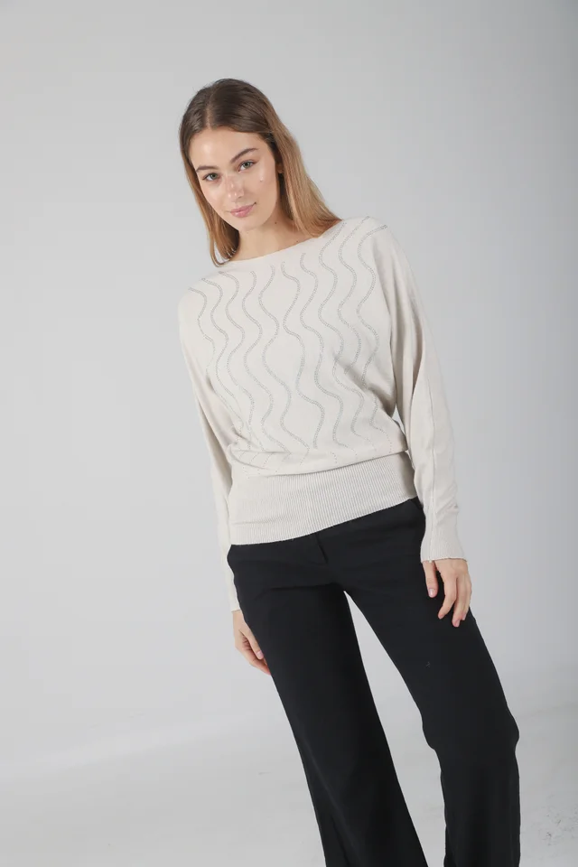 Sweater Vibes Bremer c/ Strass GU37120