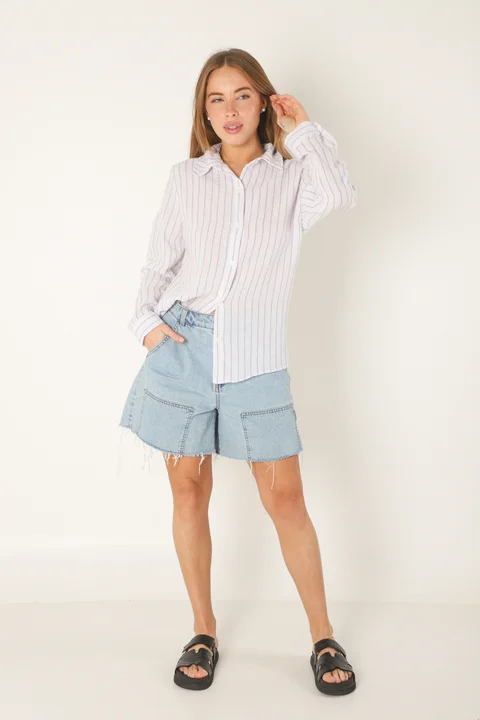 Camisa FARAH Lino Raya Finita