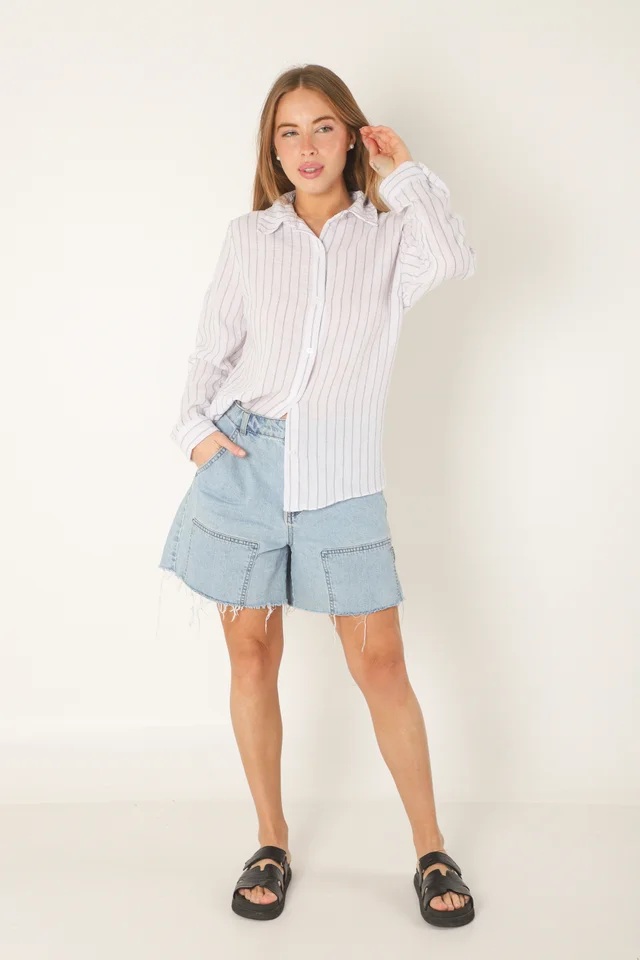 Camisa FARAH Lino Raya Finita