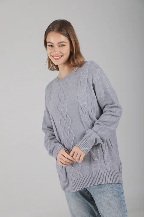 Sweater NIZA Bremer c/ Strass GUL668