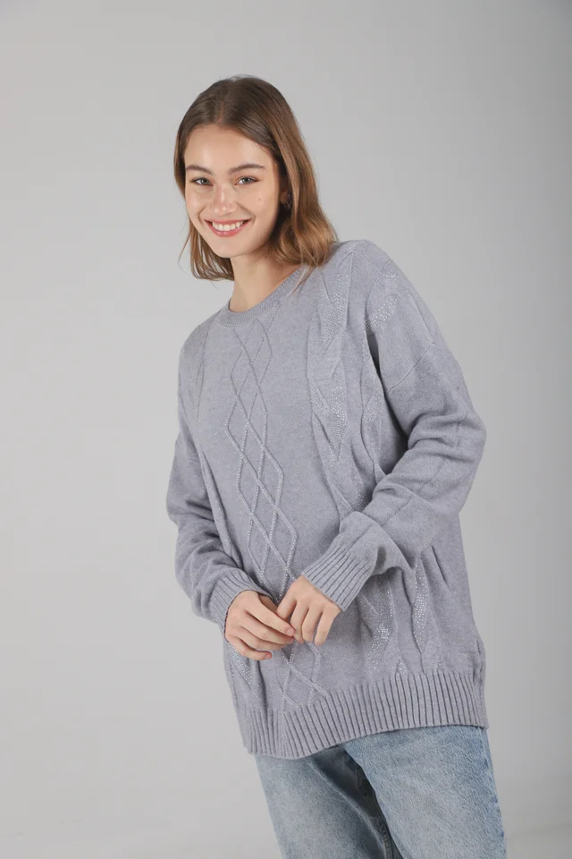 Sweater NIZA Bremer c/ Strass GUL668