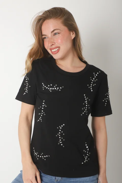 Remera KAITI C/ Piedras Colores GUK70071