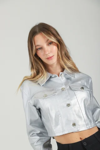 Chaqueta Visage Metalizada GUK4055 - Vista 1