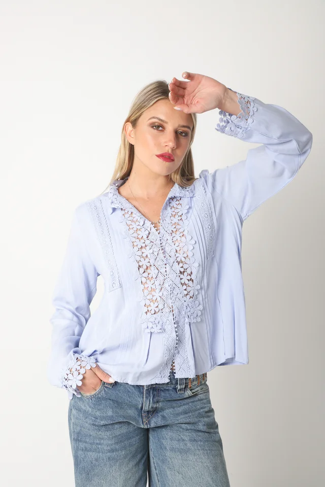 Camisa Eden   Broderie GUK66