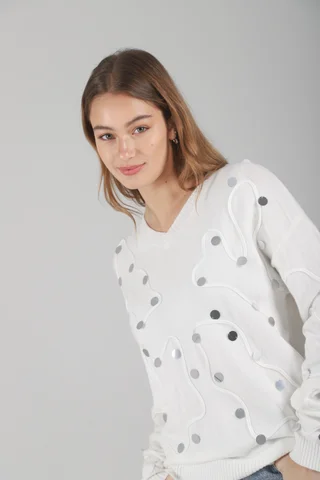 Sweater Pelican Bremer c/ Bordado y Aplique GUL678 - Vista 6