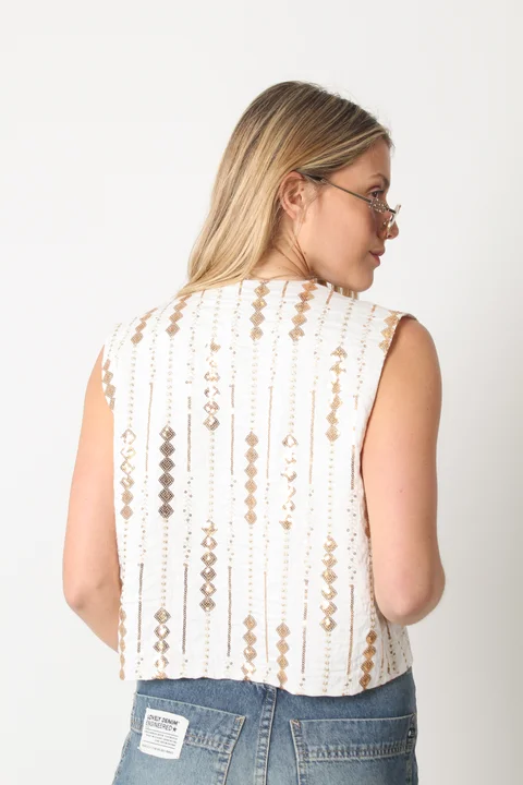 Chaleco INDIAN BORDADO  GU70096