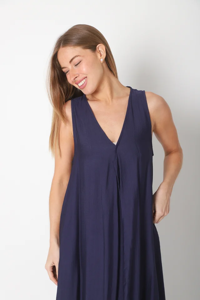 Vestido PUGLIA LINO C/ Bolsillos GU247