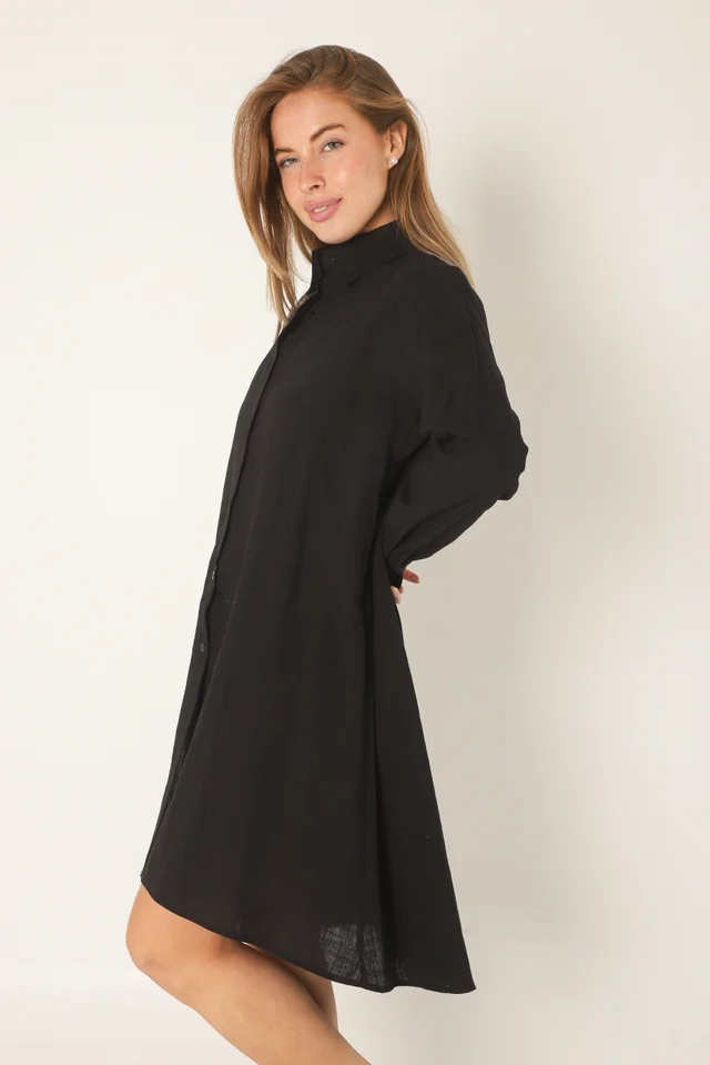 Camisa Larga Blady Lino GUK70094