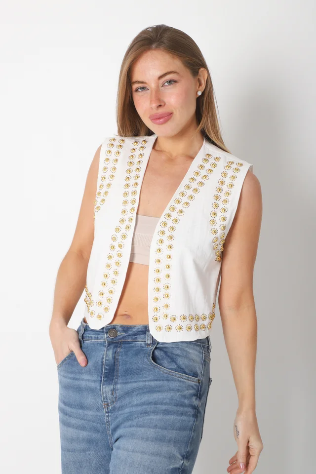 Chaleco VOYAGE C/ Tachas GUK70101