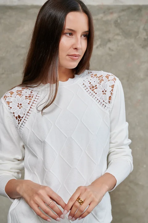 Sweater BELAGIO Bremer Broderie GU625