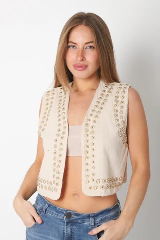 Chaleco VOYAGE C/ Tachas GUK70101 - Vista 5