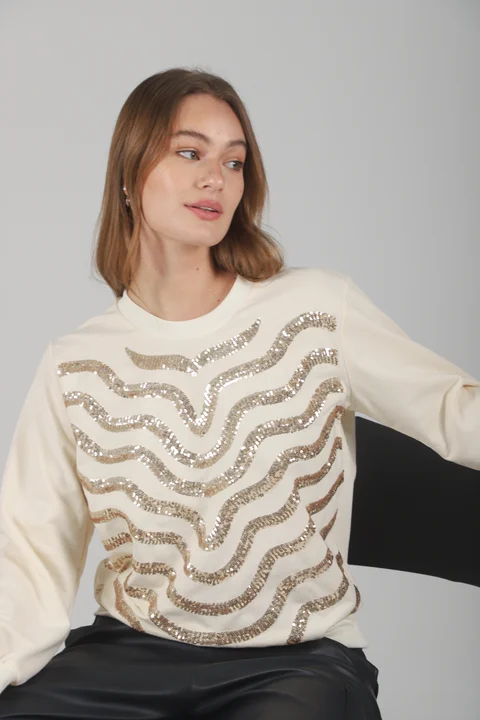 Buzo Syntra Lentejuelas GUK70015