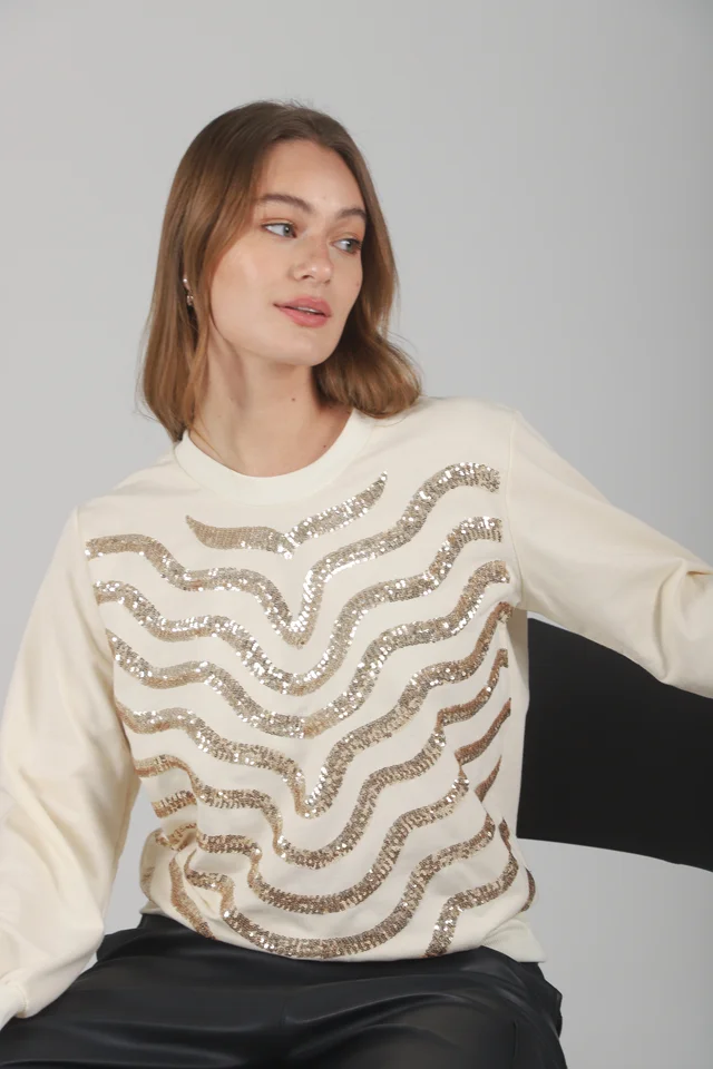 Buzo Syntra Lentejuelas GUK70015