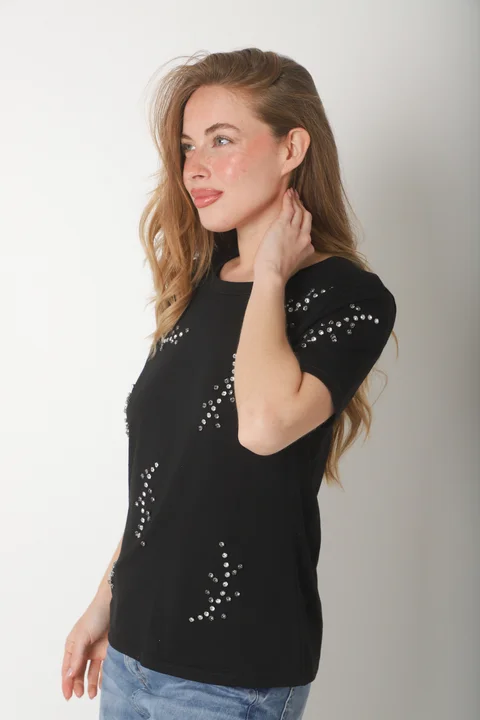 Remera KAITI C/ Piedras Colores GUK70071