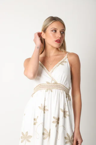 Vestido KIAF c/bordado GUK70140 - Vista 4