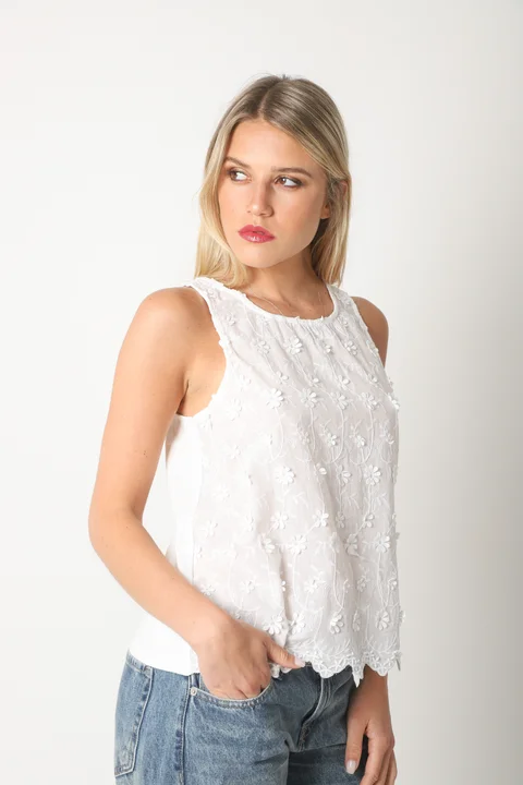 Musculosa CATTANIA  Bordada GU5157