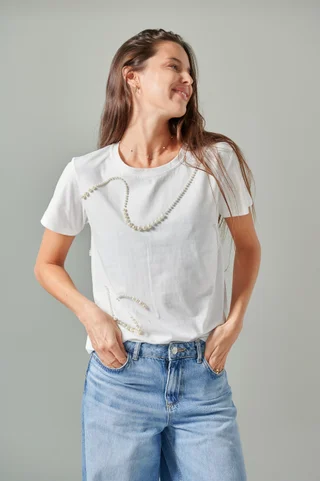 Remera Perlitas GU5097 - Vista 1