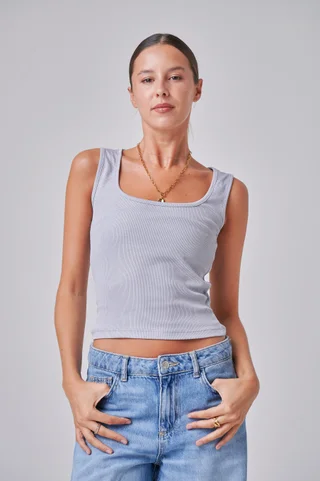 Musculosa Vivi Morley con Lurex - Vista 1