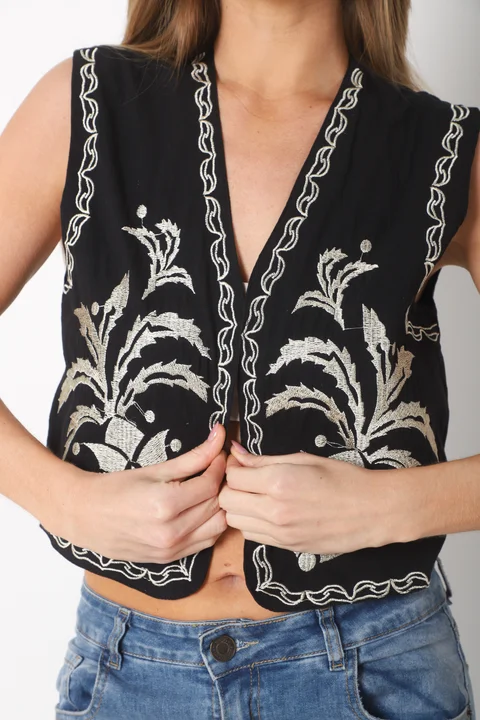 Chaleco Davinci Bordado GUK70010