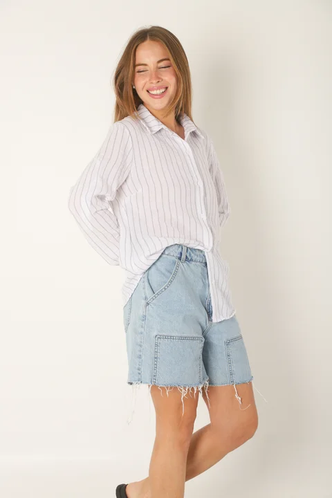 Camisa FARAH Lino Raya Finita