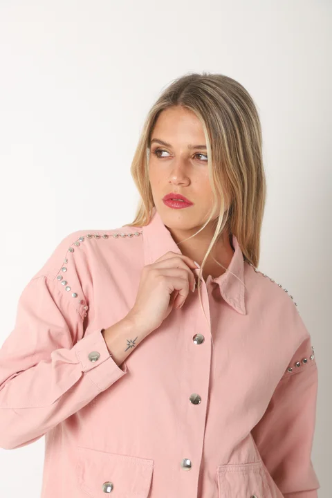 Camisaco RAPSODY gabardina c/tachas GUK70170