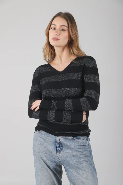 Sweater Regina Bremer Lurex Classic GUL629