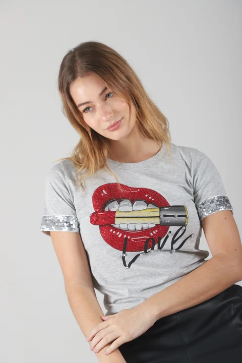 Remera LOVE LABIAL GU15812