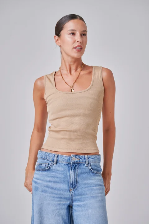 Musculosa Vivi Morley con Lurex