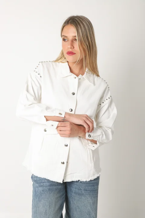 Camisaco RAPSODY gabardina c/tachas GUK70170