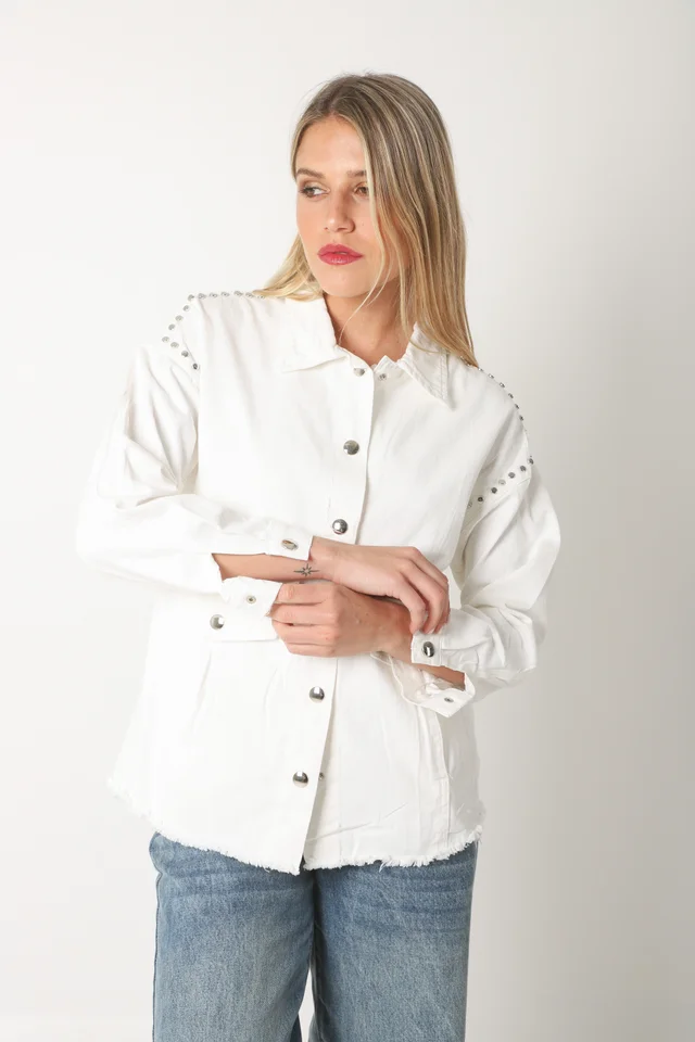 Camisaco RAPSODY gabardina c/tachas GUK70170