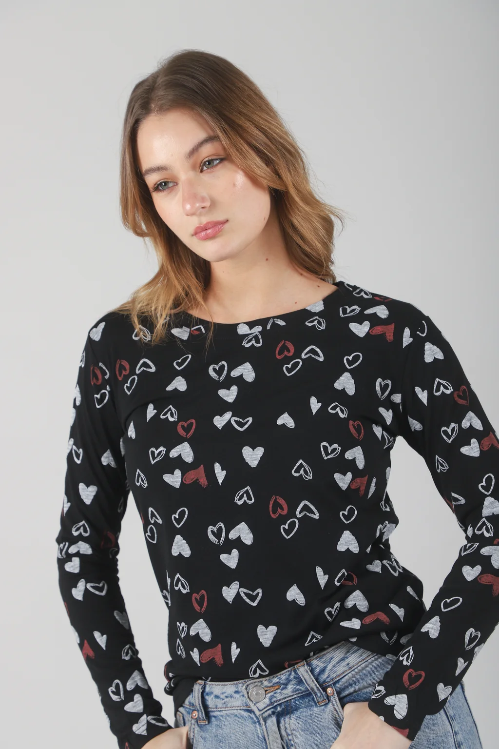 Remera Black Cuore