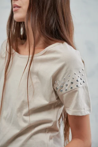 Remera Sandy Algodon con Tachas - Vista 5