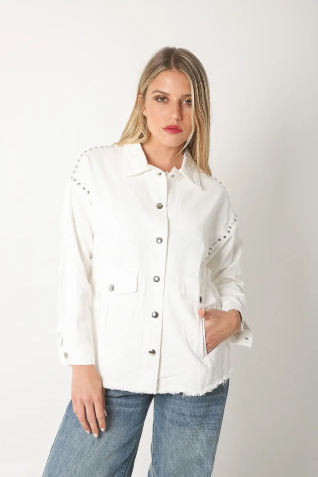 Camisaco RAPSODY gabardina c/tachas GUK70170