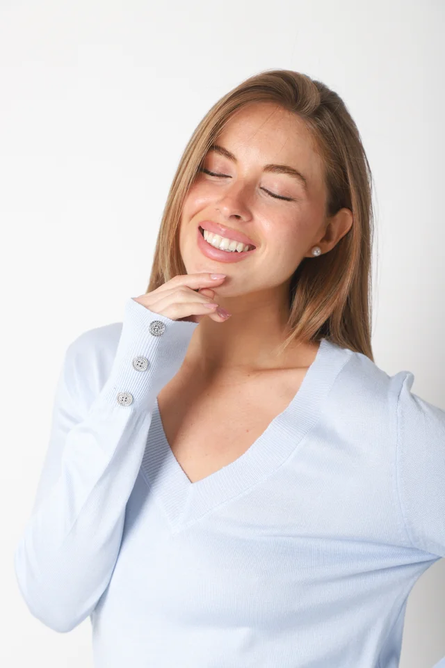 Sweater GUINEA HILO Escote V Media Estacion GUL684