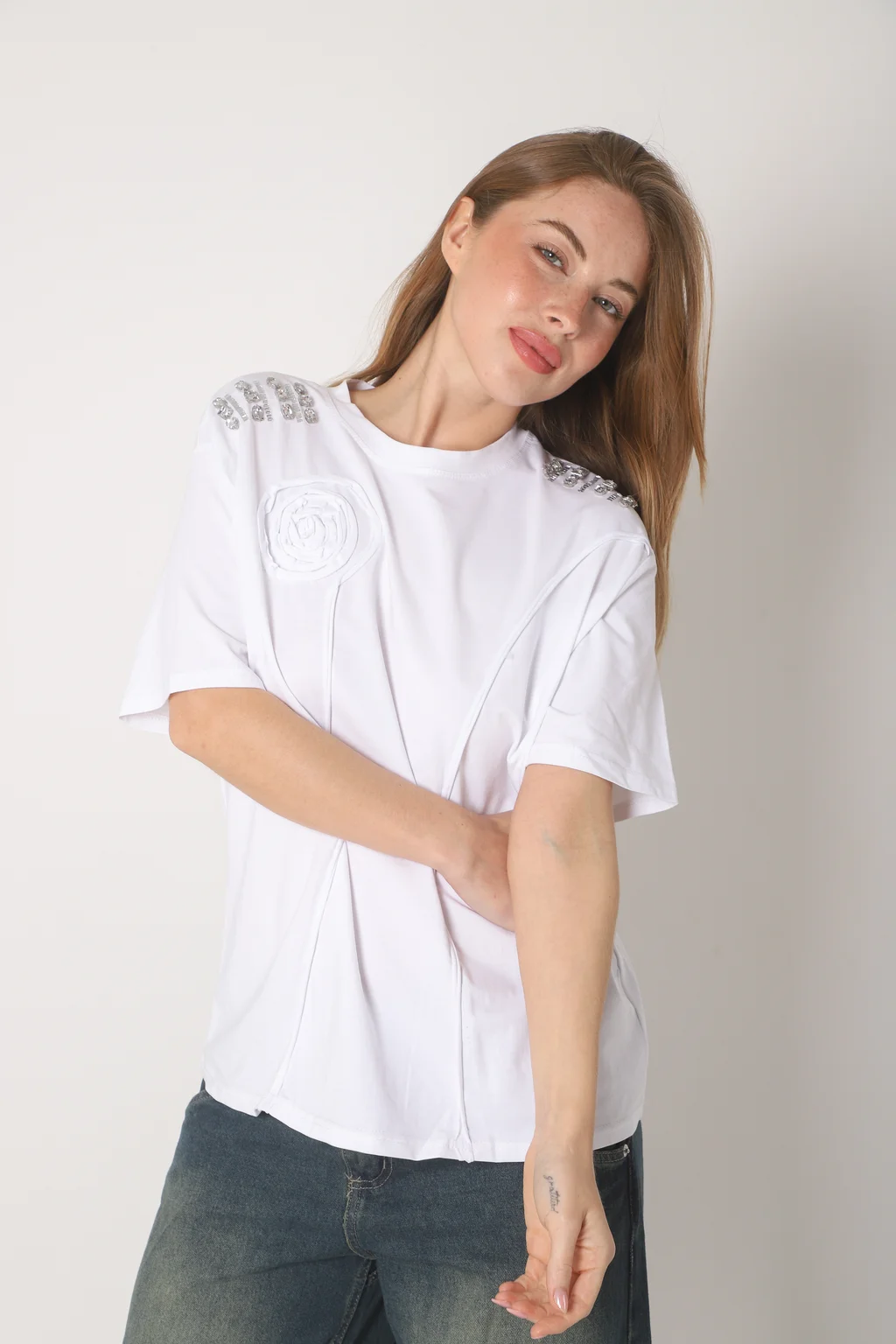 Remeron ORQUIDEA en Relieve Con Piedras GU13684