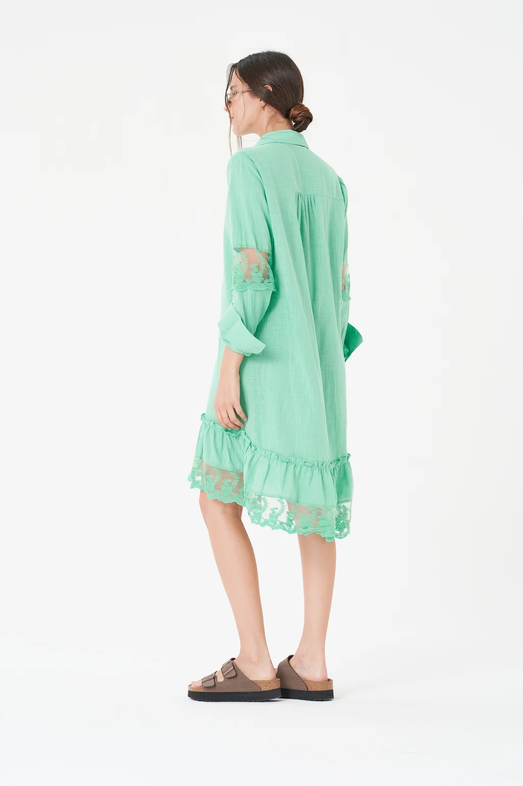 Vestido CANBERRA Lino con Tull Colours GUK4004