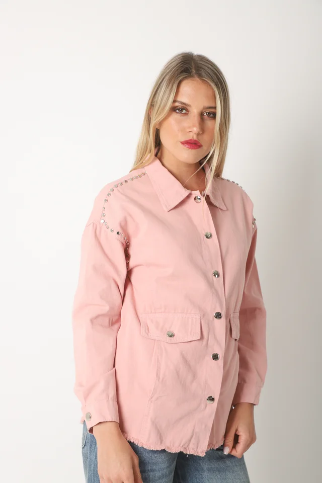 Camisaco RAPSODY gabardina c/tachas GUK70170