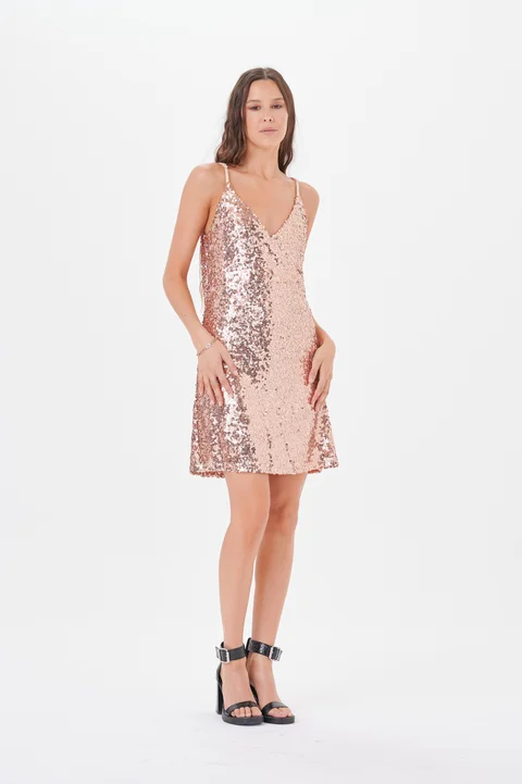 Vestido Croxy Lentejuelas GU4021