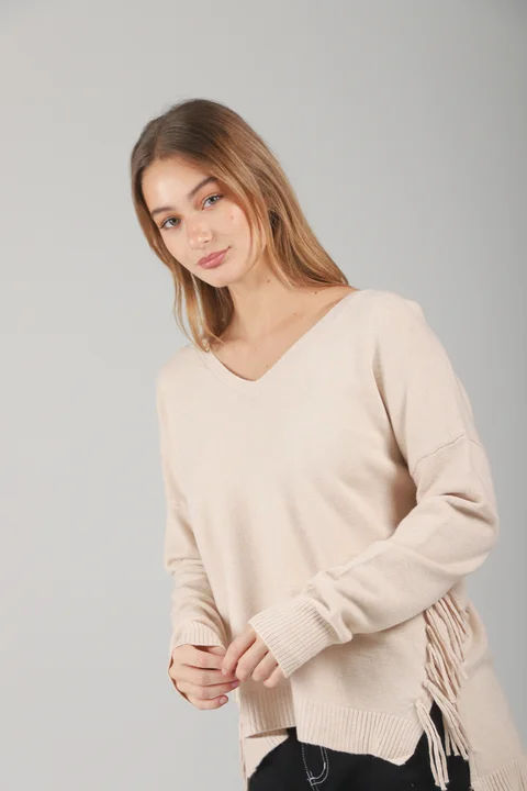 Sweater CHILL Amplio de Bremer c/ Flecos GUL680