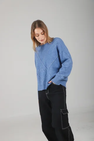 Sweater ALANIS Bremer c/Piedras GUL679 - Vista 1