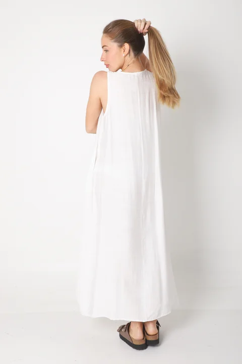 Vestido PUGLIA LINO C/ Bolsillos GU247