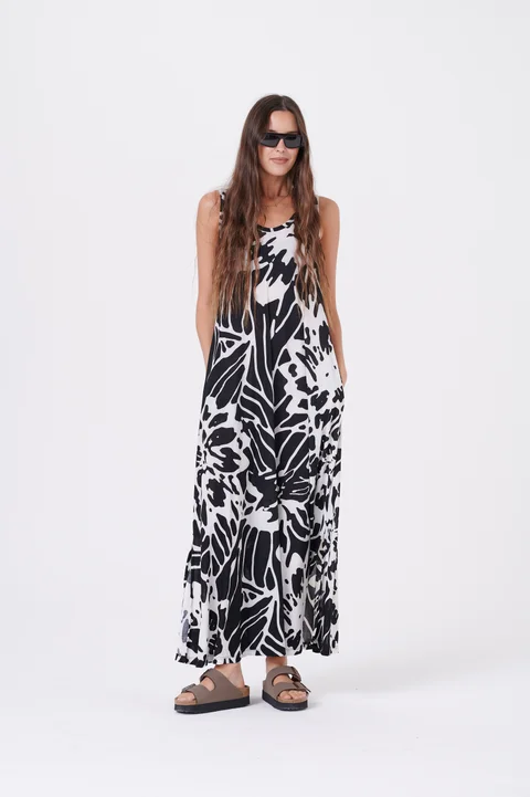 Vestido Joy Sunset con Bolsillos