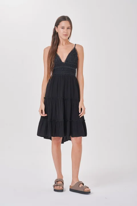 Vestido Jazz Guipiure con Lazo Classic GUK141