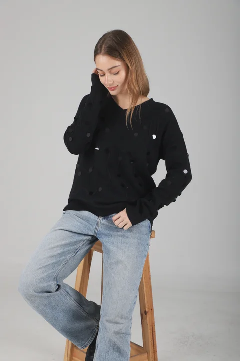 Sweater Pelican Bremer c/ Bordado y Aplique GUL678