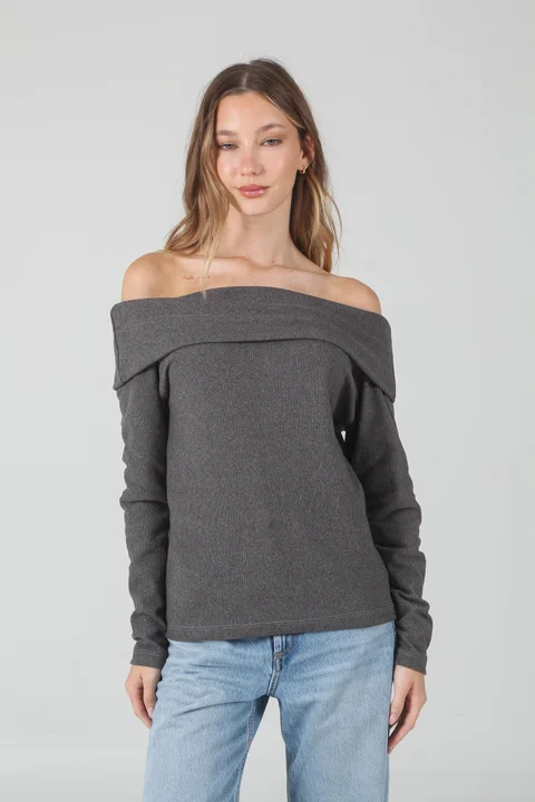 Buzo Lula Lanilla Morley  Hombro Descubierto