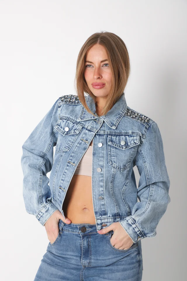 Campera JEAN VERSALLES C/ Piedras C12_1